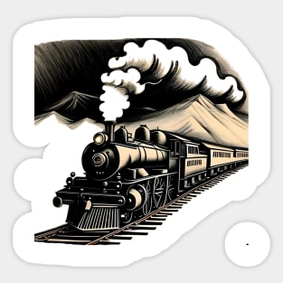 Steam locomotive Sticker